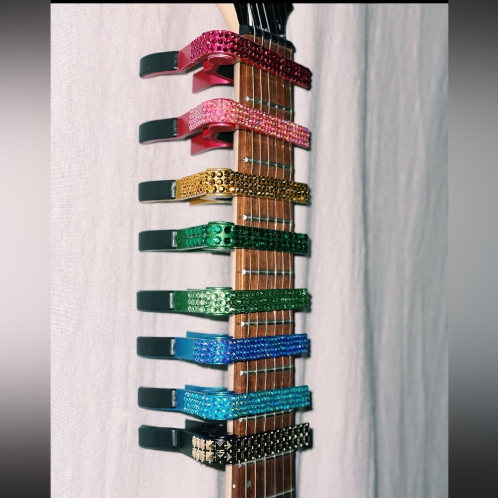 Custom Rhinestone Guitar Capo